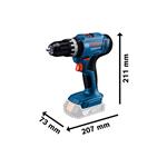 BOSCH PRO GSB 18V-25 + L-BOXX Akumulátorová vŕtačka s príklepom (0.601.9K9.301)