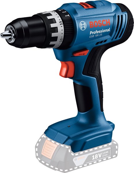 BOSCH PRO GSB 18V-25 + L-BOXX Akumulátorový příklepový vrtací šroubovák (0.601.9K9.301)