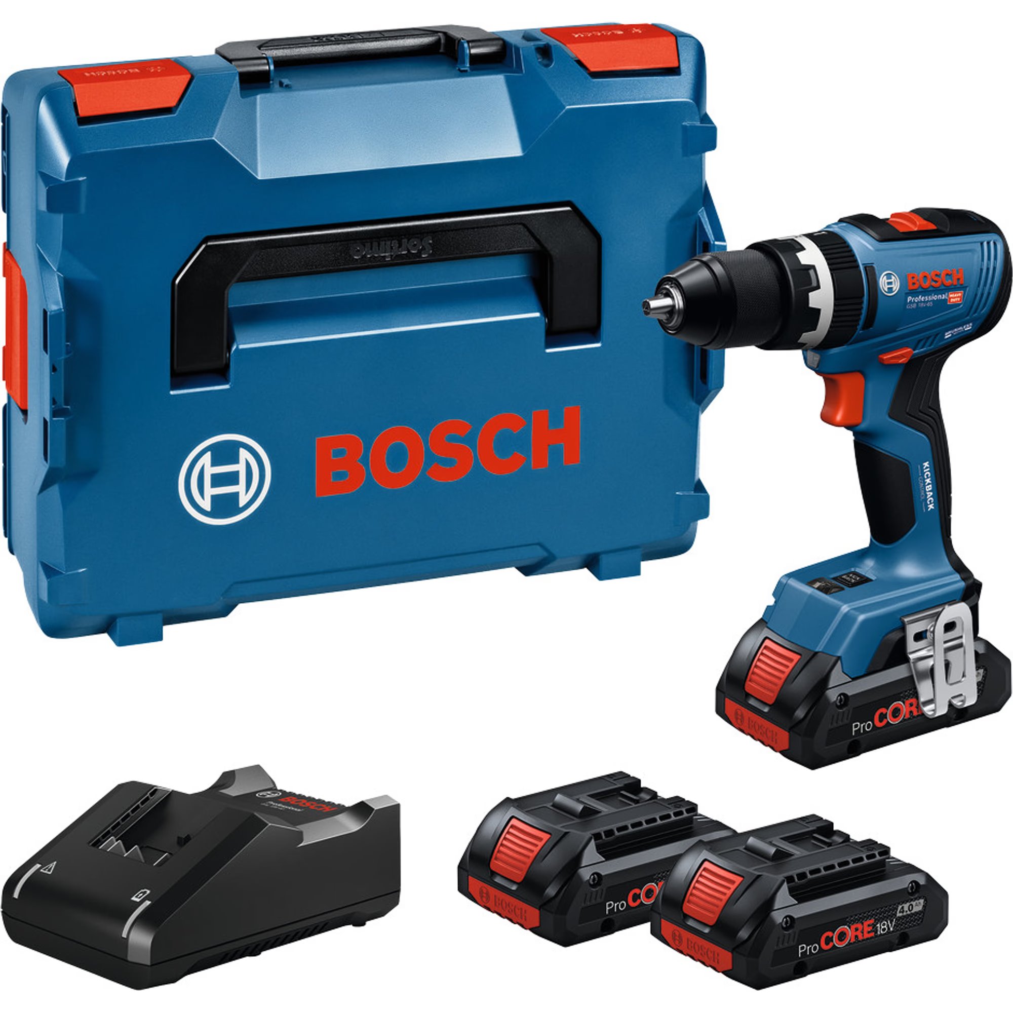 BOSCH PRO GSB 18V-65 Akumulátorový příklepový vrtací šroubovák (0.601.9N3.308)