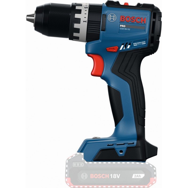BOSCH PRO GSB18V-52 Akumulátorový příklepový vrtací šroubovák (0.601.9S0.120)