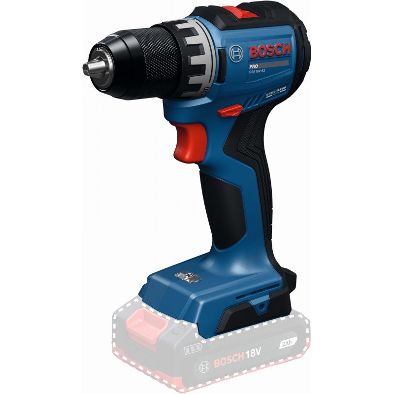 BOSCH PRO GSR18V-52 Akumulátorový vrtací šroubovák (0.601.9S0.027)