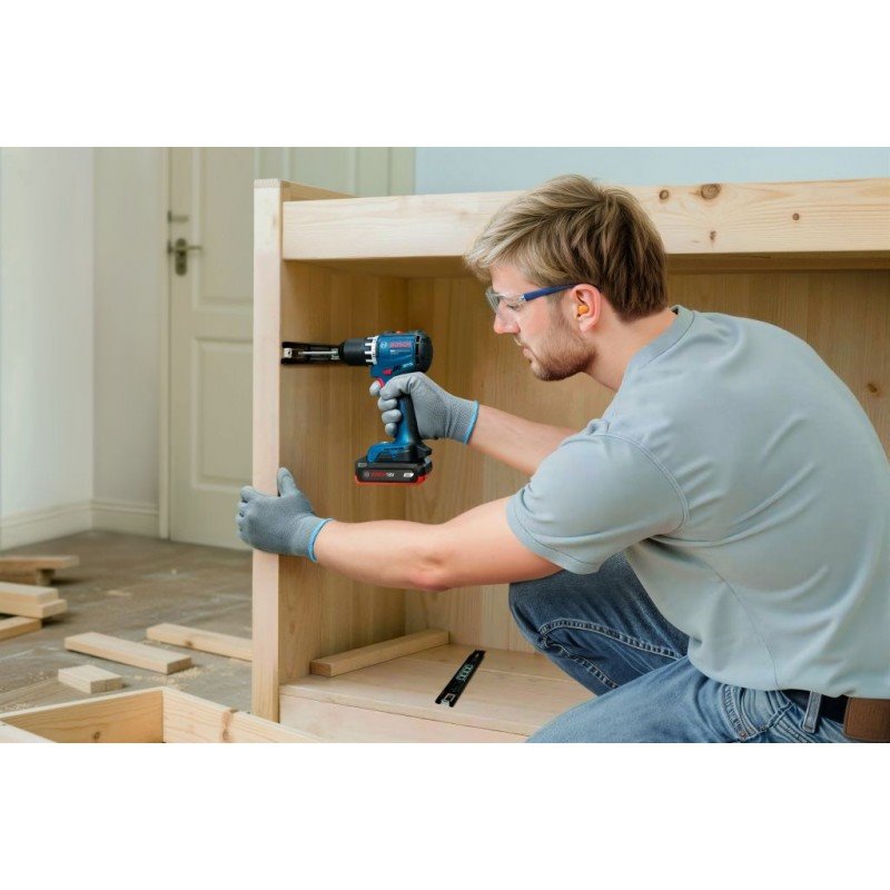 BOSCH PRO GSR18V-52 + L-BOXX Akumulátorový vrtací šroubovák (0.601.9S0.021)