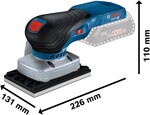 BOSCH PRO GSS 18V-13 Akumulátorová vibračná brúska (0.601.9L0.100)