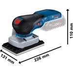 BOSCH PRO GSS 18V-13 Akumulátorová vibrační bruska (0.601.9L0.100)