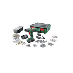 Bosch PSR 1800 LI-2, 1x1,5 Ah, Systembox, 241dílná sada AC (0.603.9A3.10S)