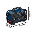 BOSCH Rádio GPB 18VH-6 SRC (0.601.4A6.200)