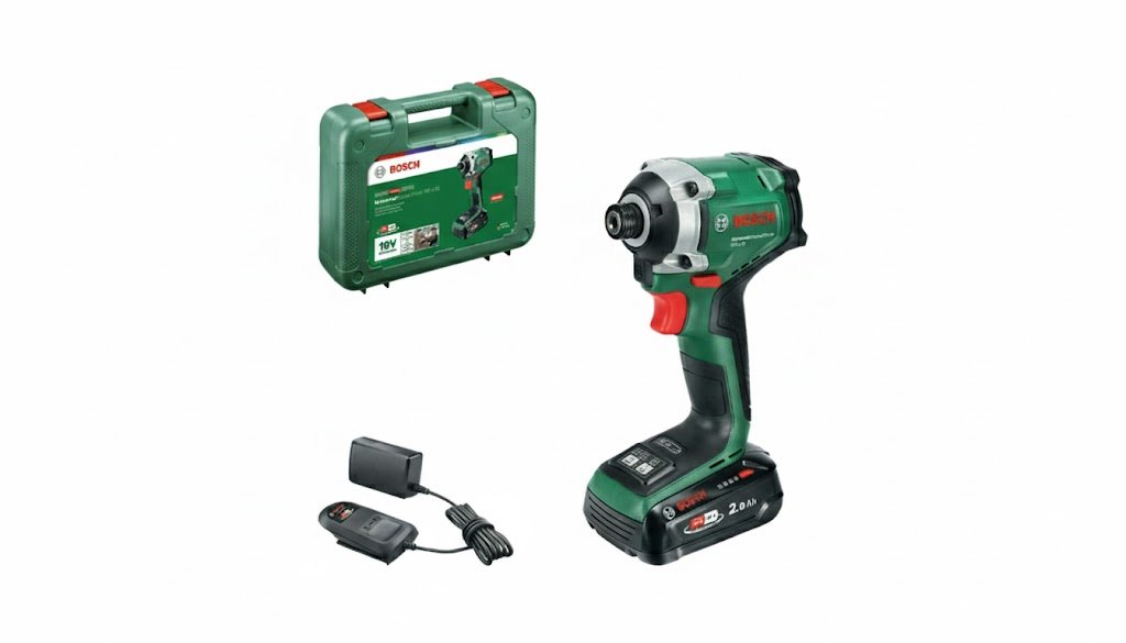 BOSCH rázový uťahovák UniversalImpactDrive 18V-210 vrátane batérie. (0.603.9E7.001)