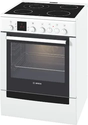 BOSCH sporák sklokeramický HLN443220F, multifunkční trouba, 58 l, A