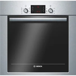 BOSCH vestavěná trouba HBA 63B250 nerez, 56 l, multifunkce 3D Plus, pyrolytické samočištění,