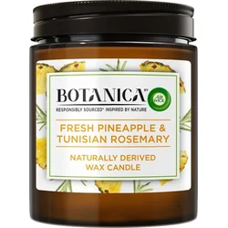 Botanica by Air Wick svíčka - Svěží ananas a tuniský rozmarýn 205 g