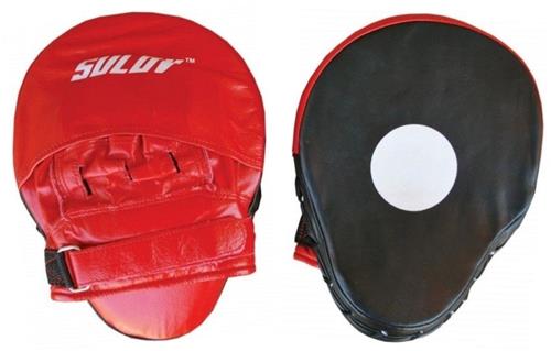 Box lapa prohnutá SULOV kožená, pár, červeno-černá
