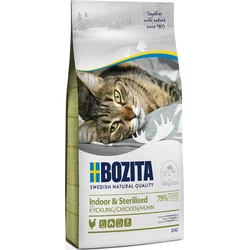 Bozita Cat Indoor & Sterilised Chicken 10 kg granule pro kastrované kočky