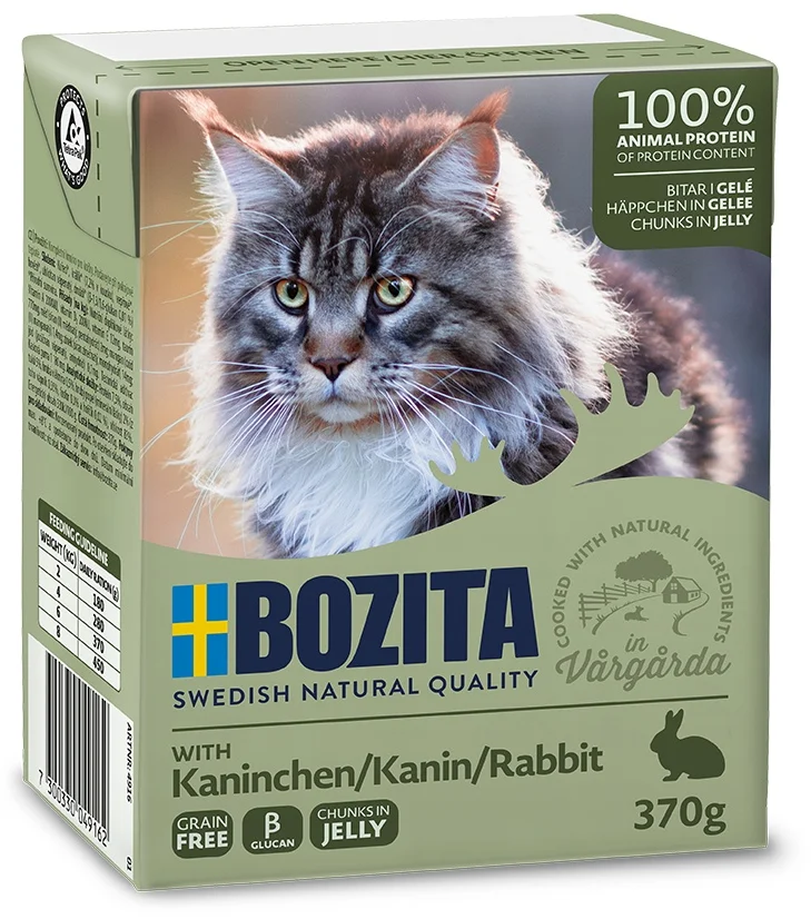 Bozita Cat kousky v želé s králičím, tetrapak kapsička 370 g