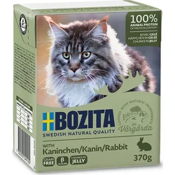 Bozita Kúsky mačky v želé s králikom, tetrapak 370 g