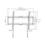 Brateck Držák LP72-46T pro TV 37"-80" 75kg polohovatelný nástěnný