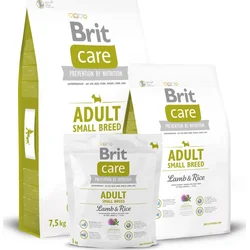 BRIT Care Adult Small Breed Lamb & Rice, granule pro psy, 7,5kg