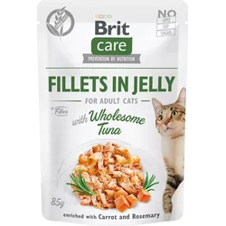 Brit Care Cat Fillets in Jelly with Wholesome Tuna 85g kapsičky pro kočky