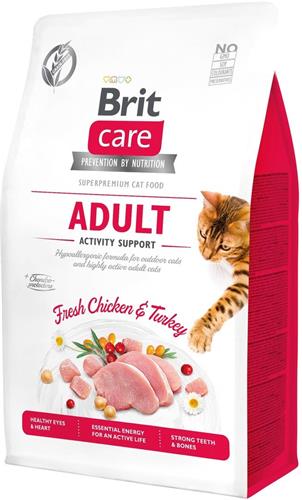 Brit Care Cat Grain-Free Adult Activity Support, 0,4kg granule pro kočky