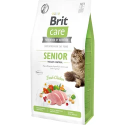 Brit Care Cat Grain-Free Senior Weight Control, 7kg granule pro kočky
