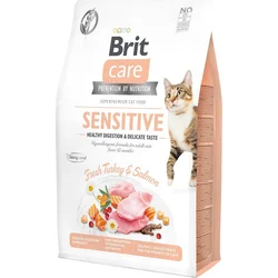 Brit Care Cat Grain-Free Sensitive Healthy Digestion & Delicate Taste, 2kg granule pro kočky