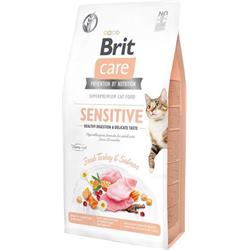 Brit Care Cat Grain-Free Sensitive Healthy Digestion & Delicate Taste, 7kg granule pro kočky