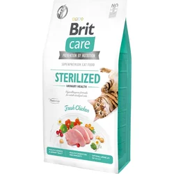 Brit Care Cat Grain-Free Sterilized Urinary Health, 7kg granule pro kočky
