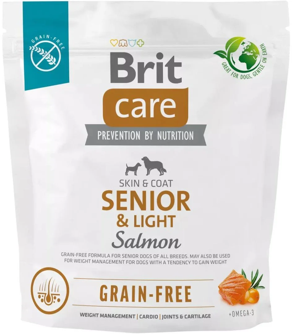 Brit Care Dog Grain-free Senior & Light, 1kg granule pro psy