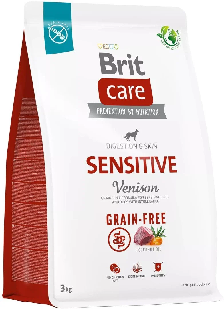 Brit Care Dog Grain-free Sensitive, 3 kg granúl pre psy