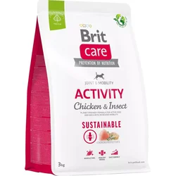 Brit Care Dog Sustainable Activity, 3 kg granúl pre psy