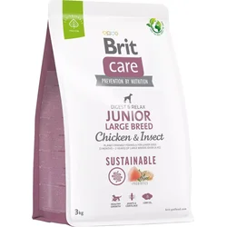 Brit Care Dog Sustainable Junior Large Breed, 3kg granule pro štěňata