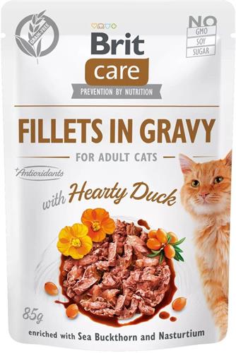BRIT Care Filety v omáčke Výdatná kačica 85g