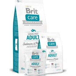 BRIT Care Grain-free Adult Salmon & Potato, granule pro psy, 12kg