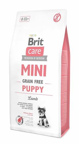 Brit Care Mini Grain Free Puppy Lamb 7kg granule pro štěňata