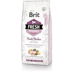 Brit Fresh Chicken with Potato Puppy Healthy Growth 12kg granule pro štěňata