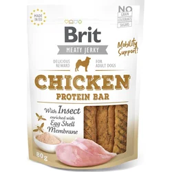 Brit Jerky Chicken with Insect Protein Bar 80g pamlsky pro psy
