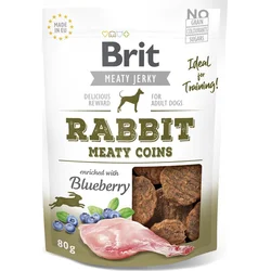 Brit Jerky Rabbit Meaty Coins 80g pamlsky pro psy
