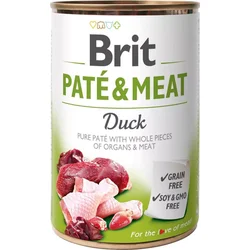 Brit Paté & Meat Duck 400g konzerva pro psy