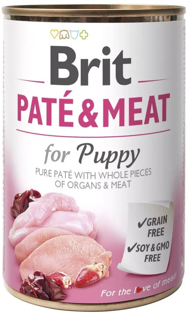 Brit Paté & Meat for Puppy 400g konzerva pro štěňata