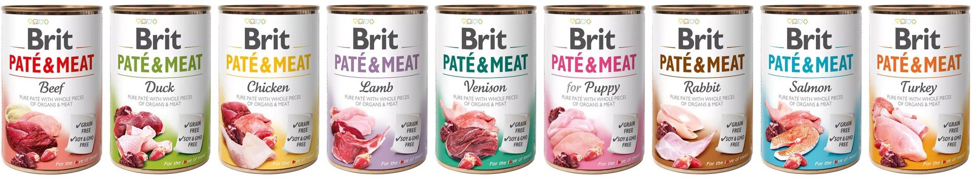 Brit Paté & Meat Rabbit 400g konzerva pro psy