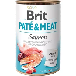 Brit Paté & Meat Salmon 400g konzerva pro psy