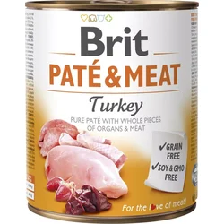 Brit Paté & Meat Turkey 800g konzerva pro psy