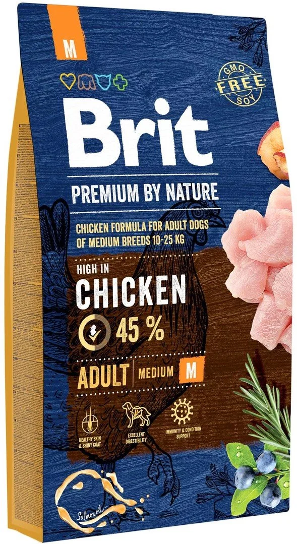 Brit Premium by Nature Adult M 8kg granule pre psy