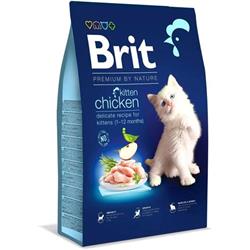 Brit Premium by Nature Cat. Kitten Chicken, 8kg granule pro koťata