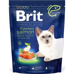 Brit Premium by Nature Cat. Sterilized Salmon, 300g granule pro kočky
