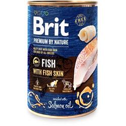 Brit Premium by Nature Fish with Fish Skin 400g konzerva pro psy