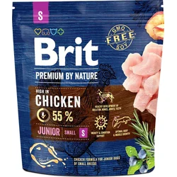 Brit Premium by Nature Junior S 1kg granule pro štěňata