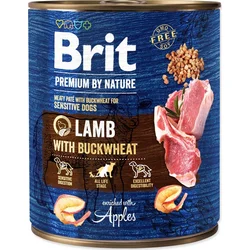 Brit Premium by Nature Lamb with Buckwheat 800g konzerva pro psy