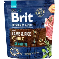 Brit Premium by Nature Sensitive Lamb 1kg granúl pre psy
