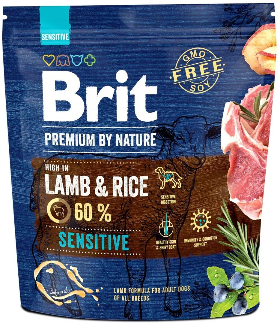Brit Premium by Nature Sensitive Lamb 1kg granule pro psy
