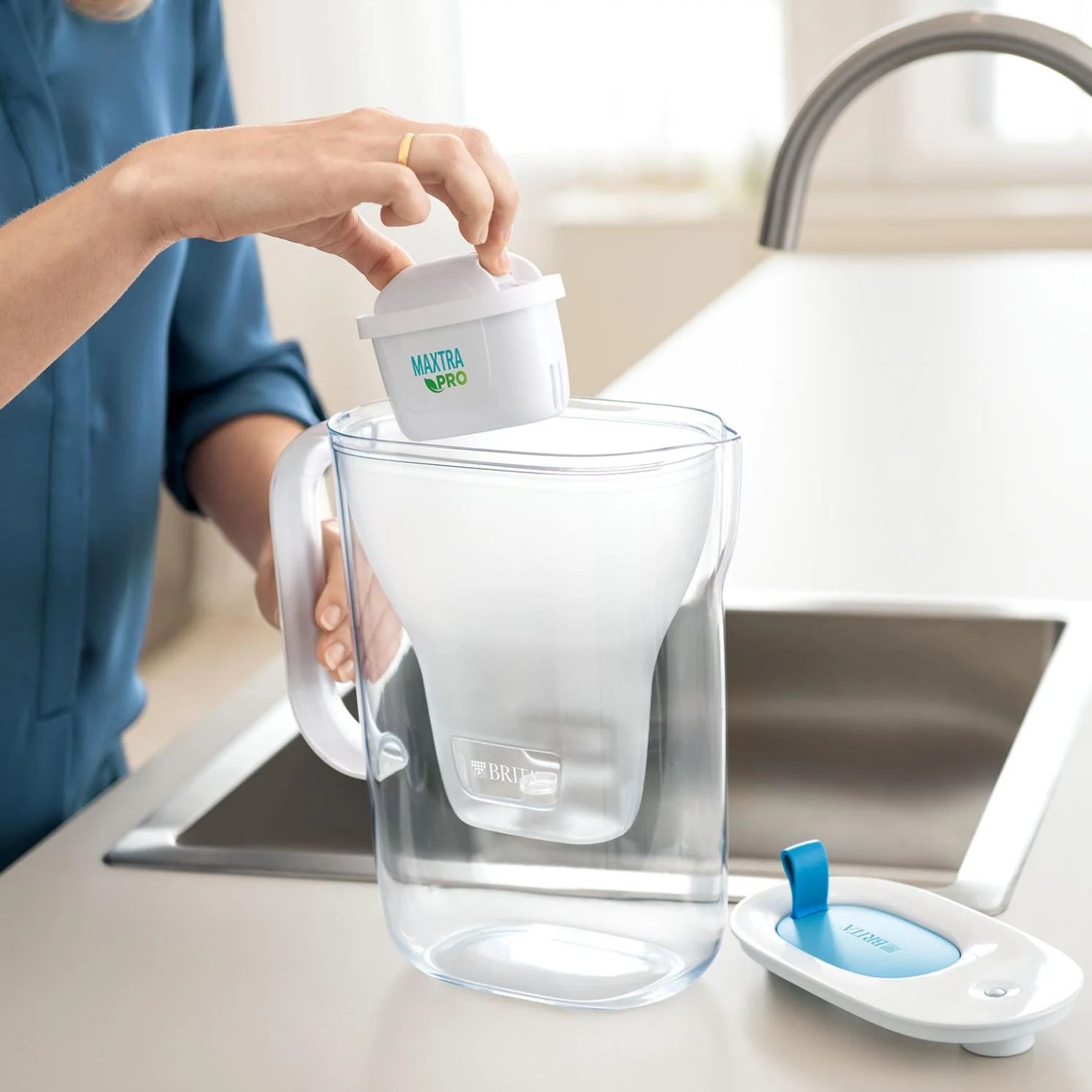 Brita Filtrační konvice Style Eco, modrá
